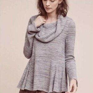 Anthropologie - 9-H15 STCL Grey Cowl Neck Sweater